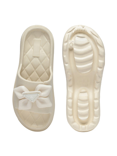 Cleo Beige Slip On Sliders