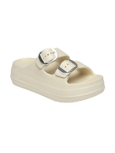 Ember Beige Slip On Sliders
