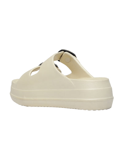 Ember Beige Slip On Sliders