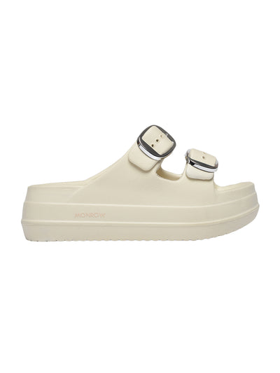 Ember Beige Slip On Sliders
