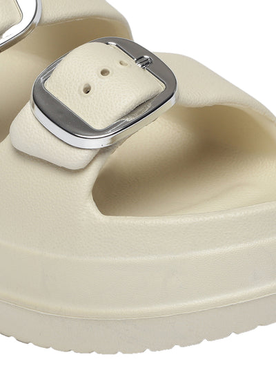 Ember Beige Slip On Sliders