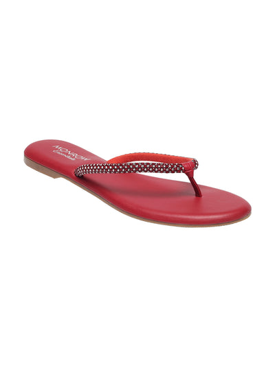 Andrea Maroon Flats