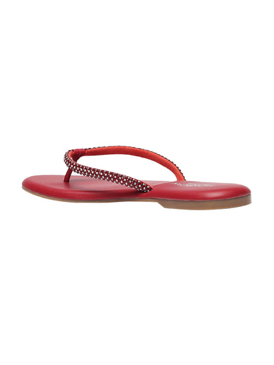 Andrea Maroon Flats