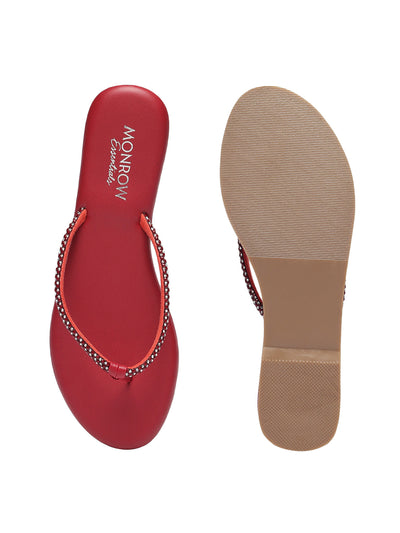 Andrea Maroon Flats