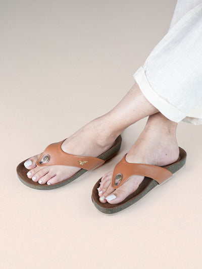 Lirra Tan Flats