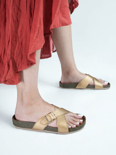 Lunea Bronze Flats