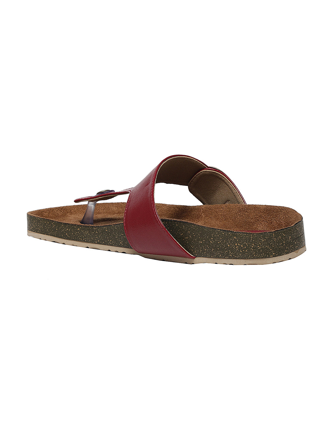 Lysha Maroon Flats
