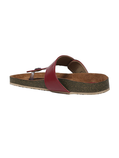 Lysha Maroon Flats