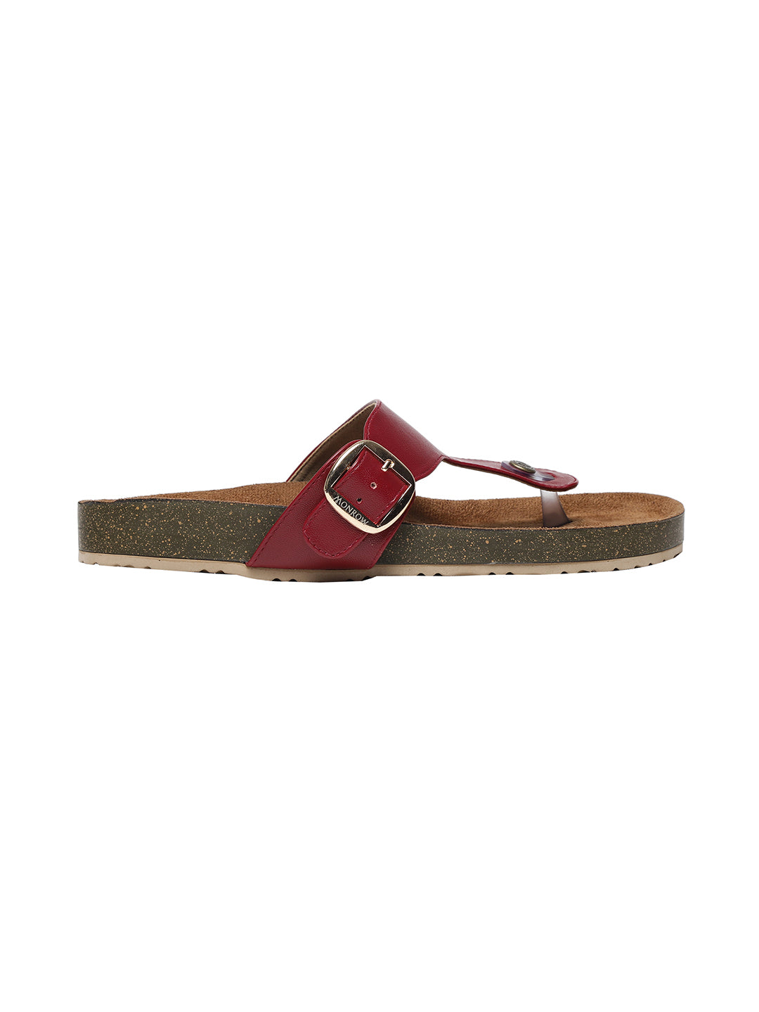 Lysha Maroon Flats