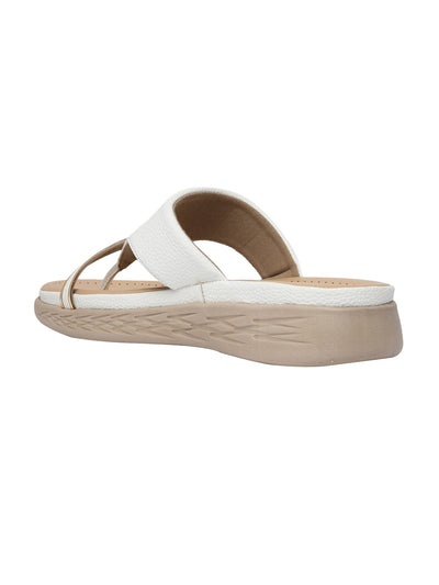 Julia White Flats