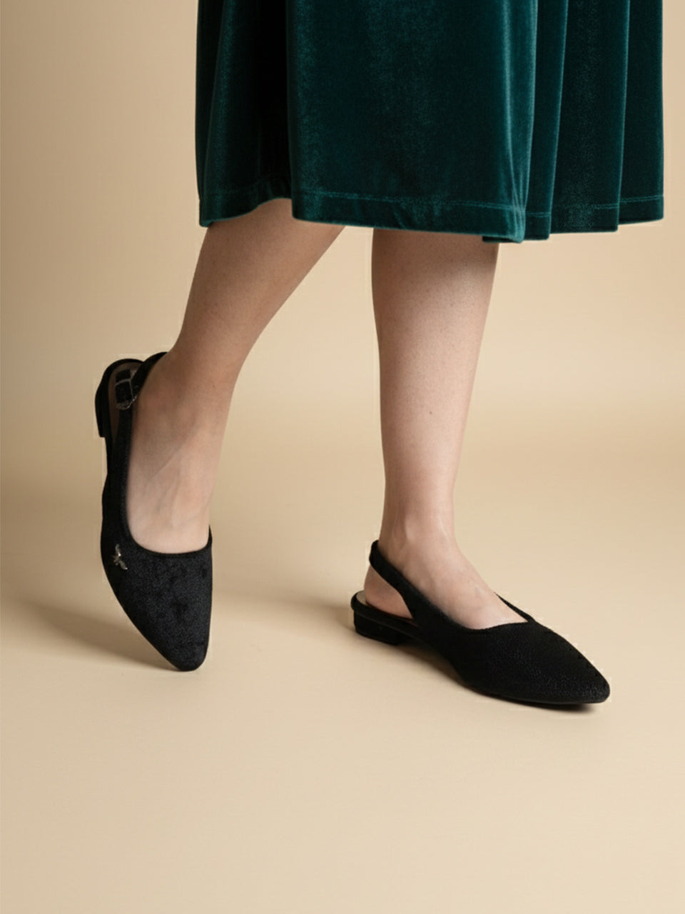Elysia Black Flats