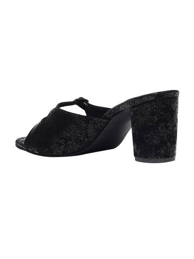 Kitty Black Block Heels