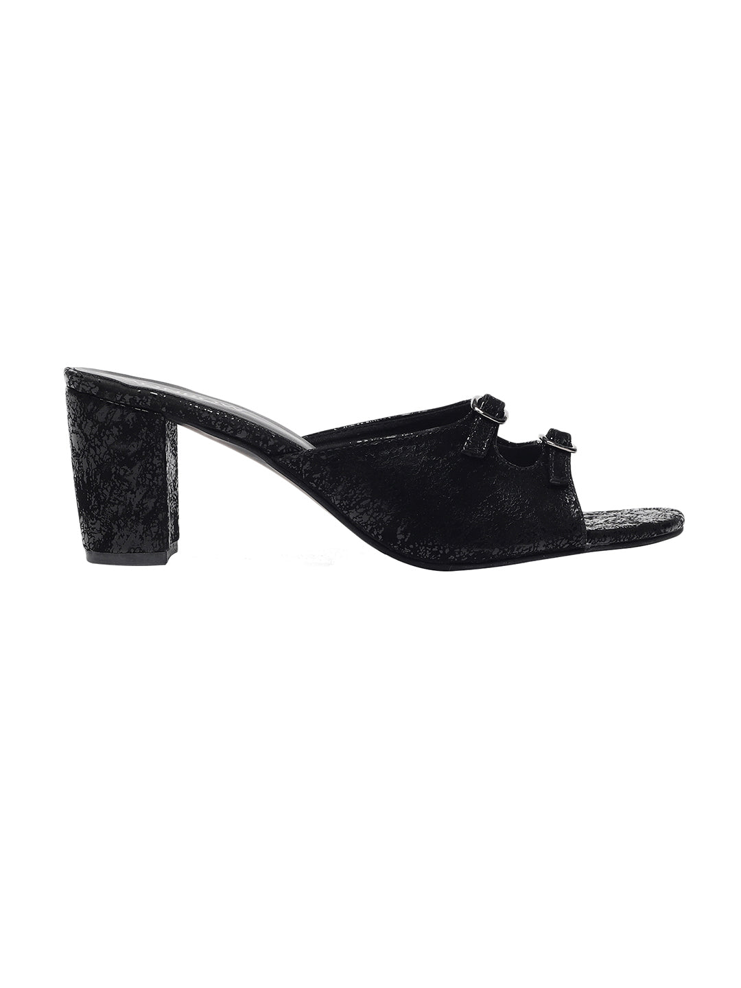 Kitty Black Block Heels