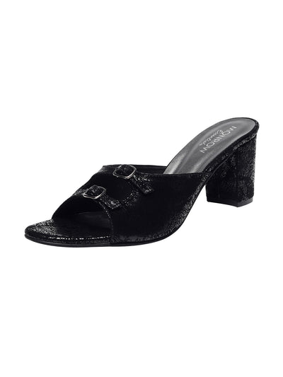 Kitty Black Block Heels