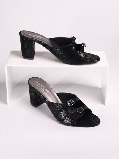 Kitty Black Block Heels