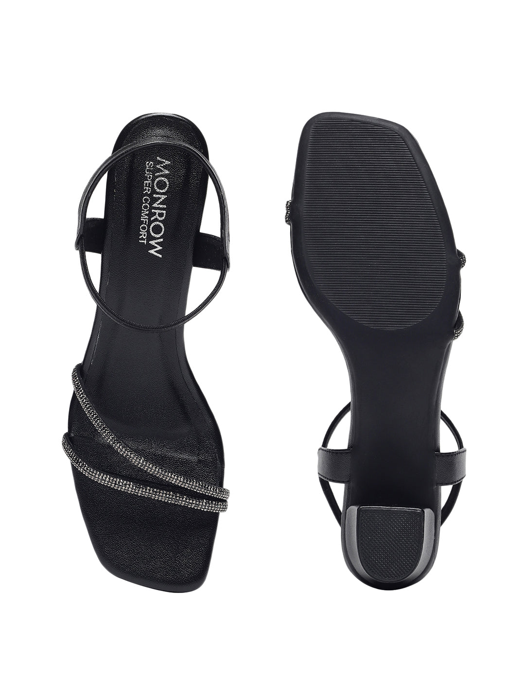 Casey Black Block Heels