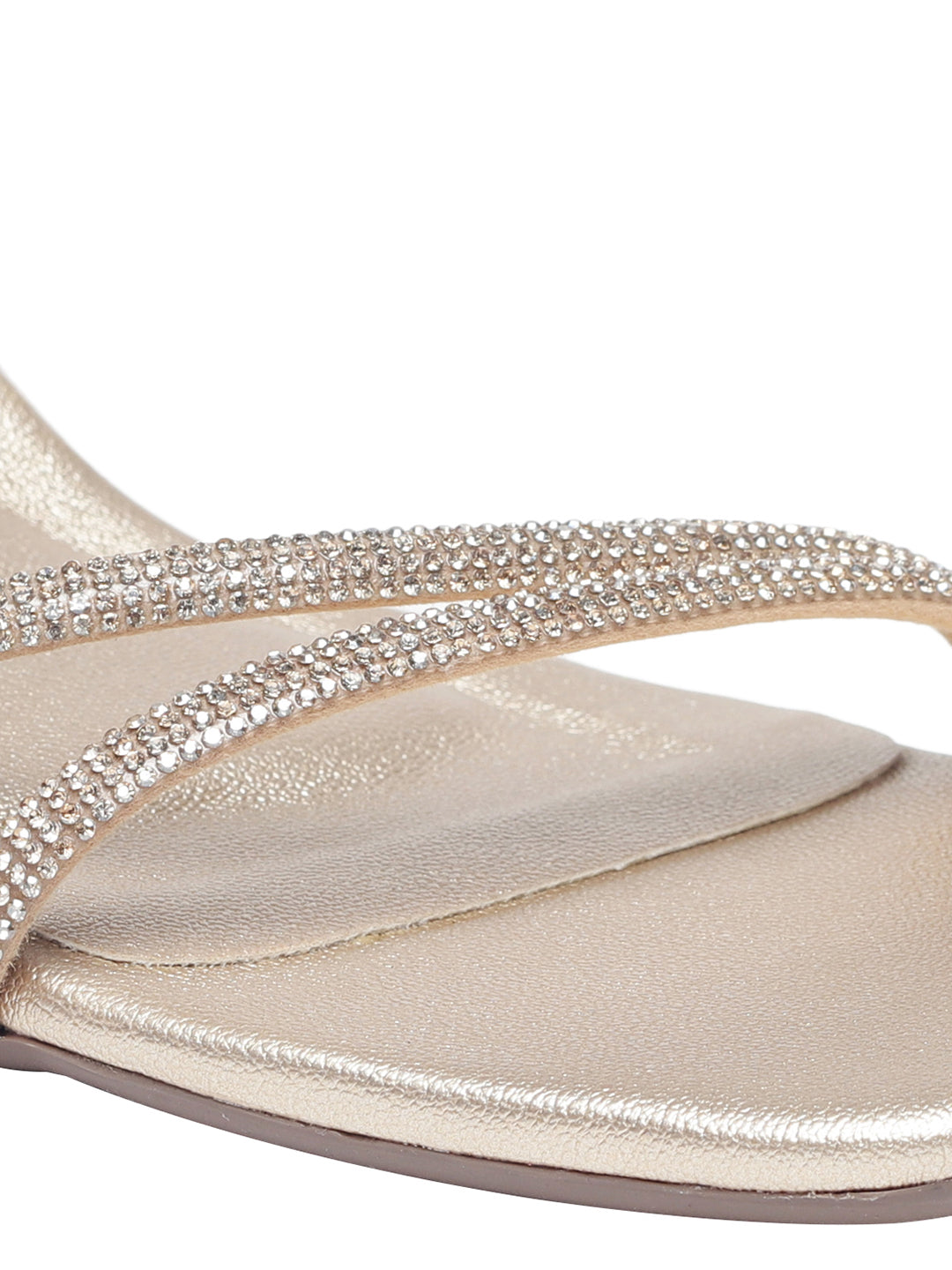 Casey Gold Block Heels