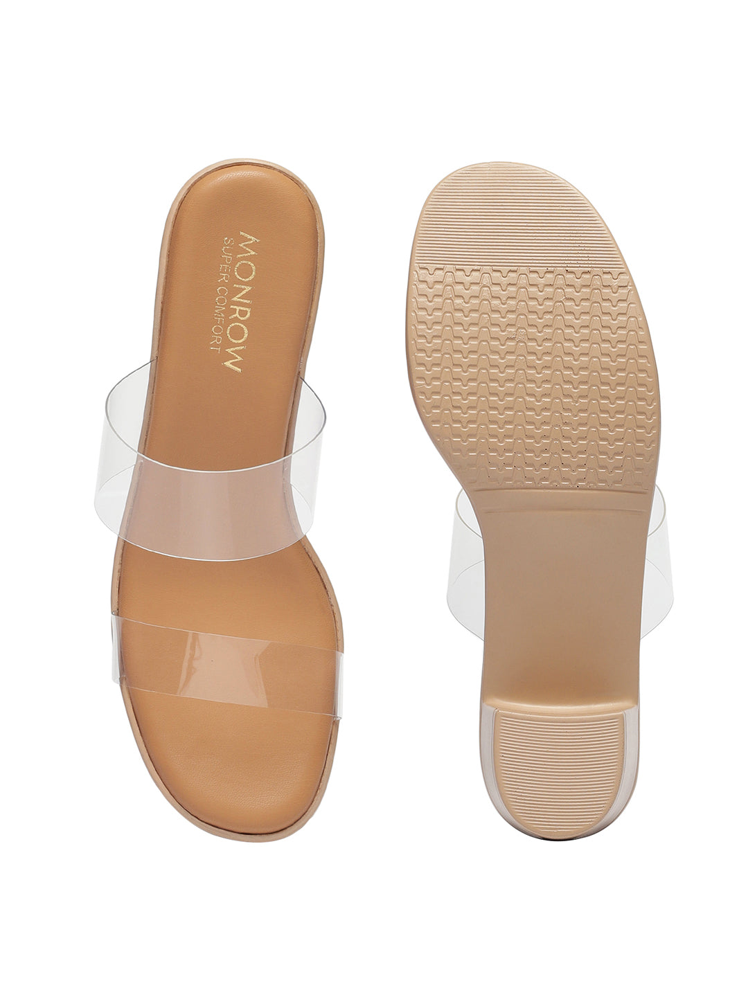 Zyne Beige Block Heels