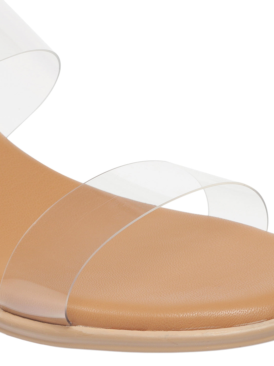 Zyne Beige Block Heels