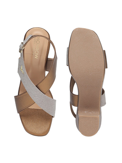 Elani Bronze Platform Heels