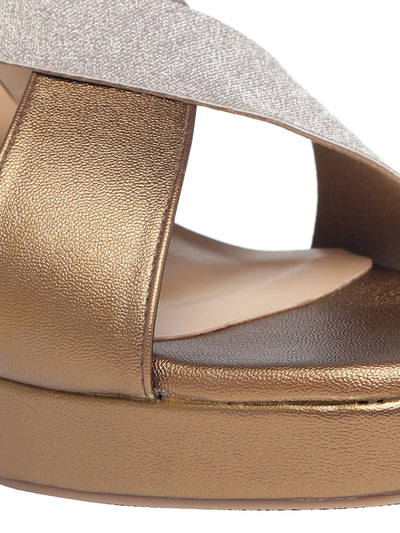 Elani Bronze Platform Heels