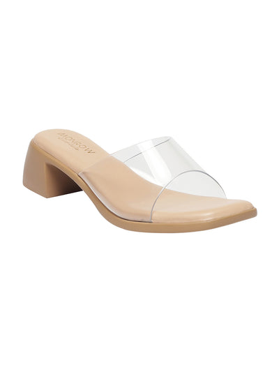 Fern Beige Block Heels