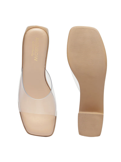 Fern Beige Block Heels