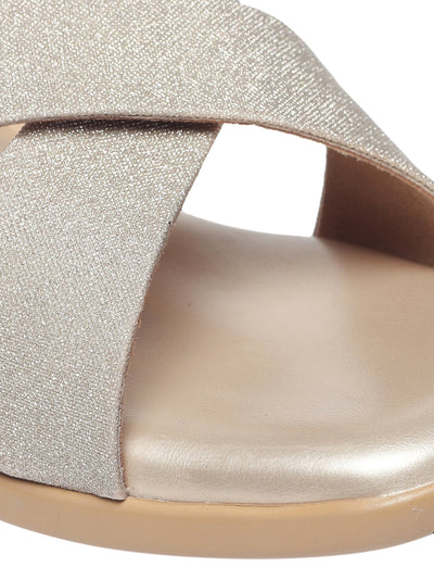 Mabel Gold Block Heels