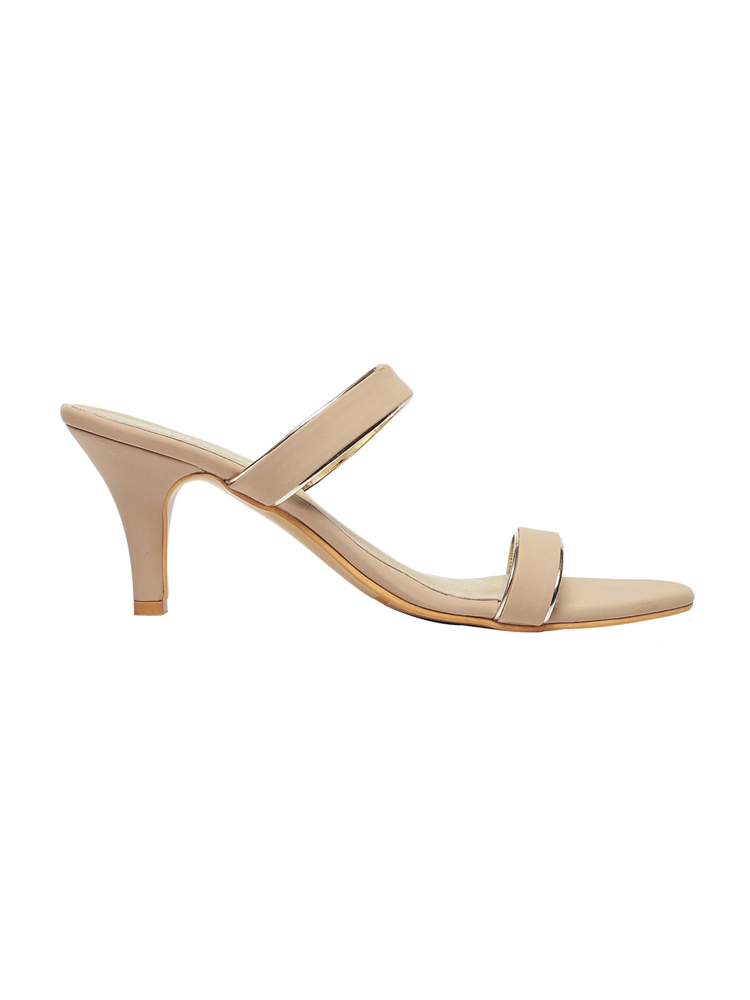 Annie Beige Kitten Heels