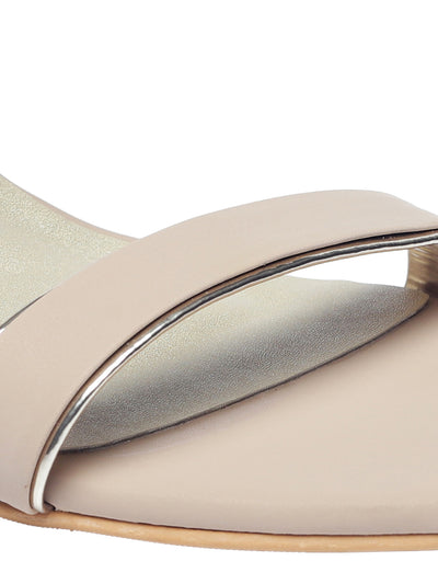 Annie Beige Kitten Heels
