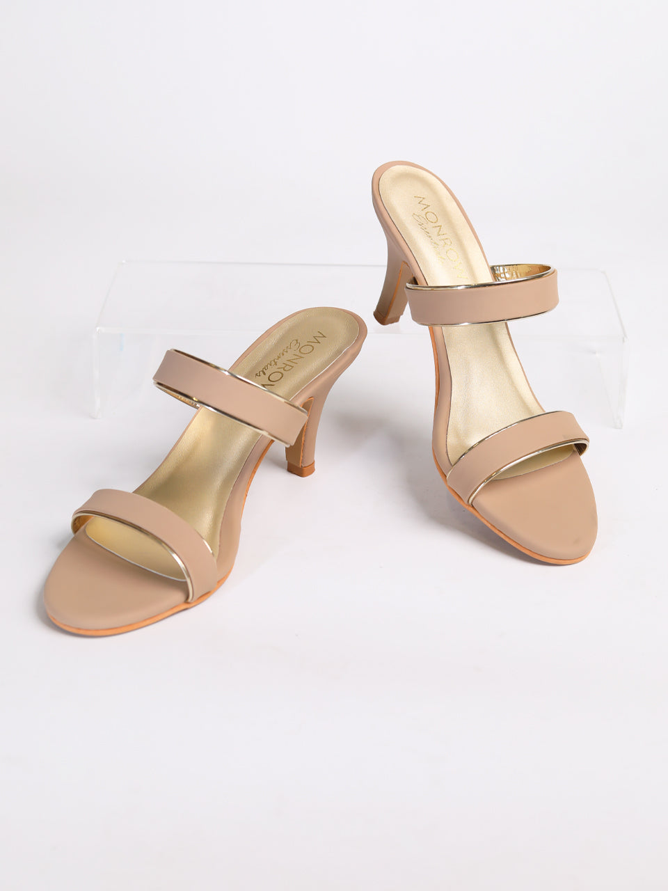 Annie Beige Kitten Heels