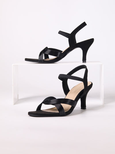 Teyla Black Kitten Heels