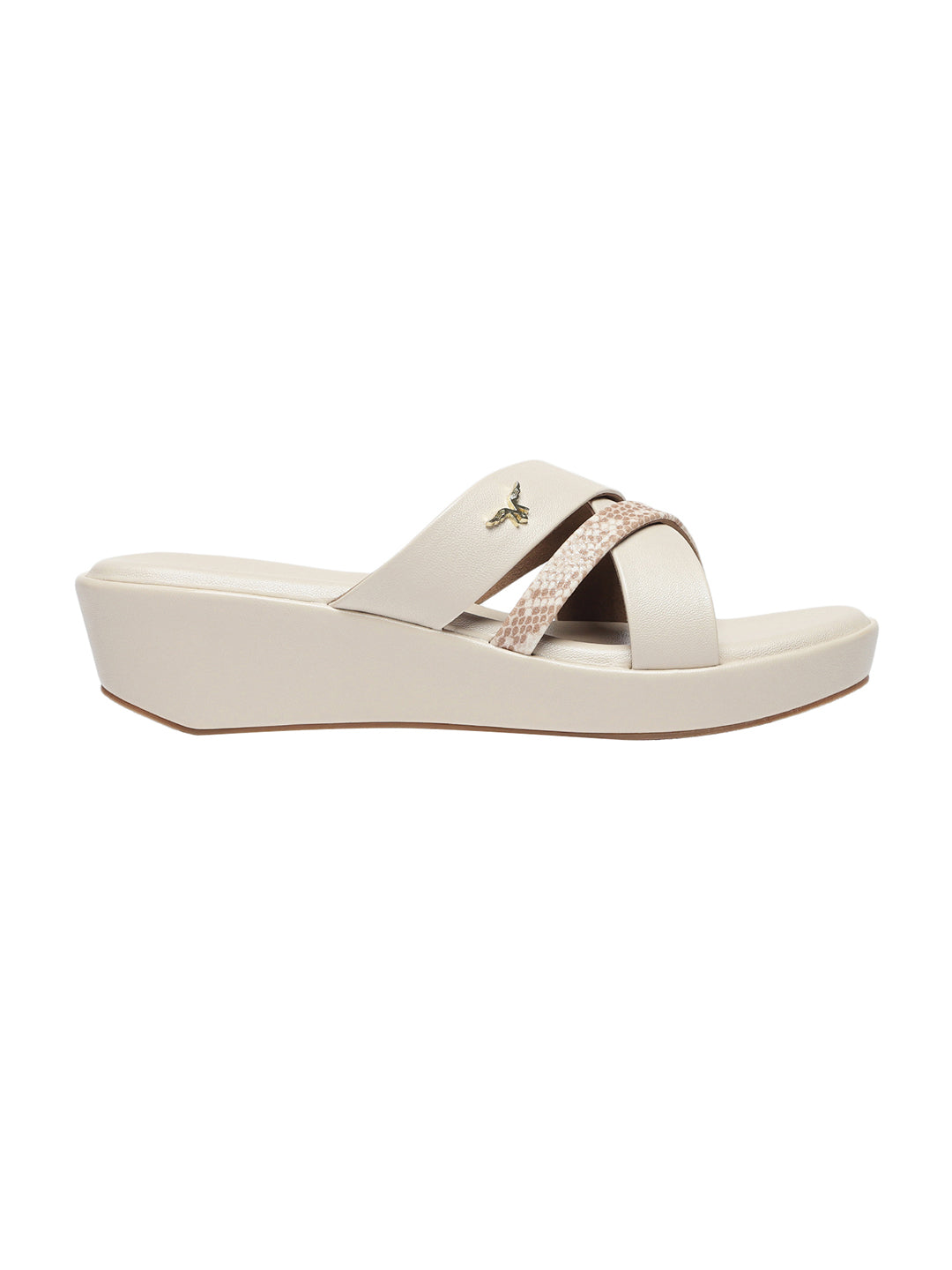 Cleo Cream Wedge Heels
