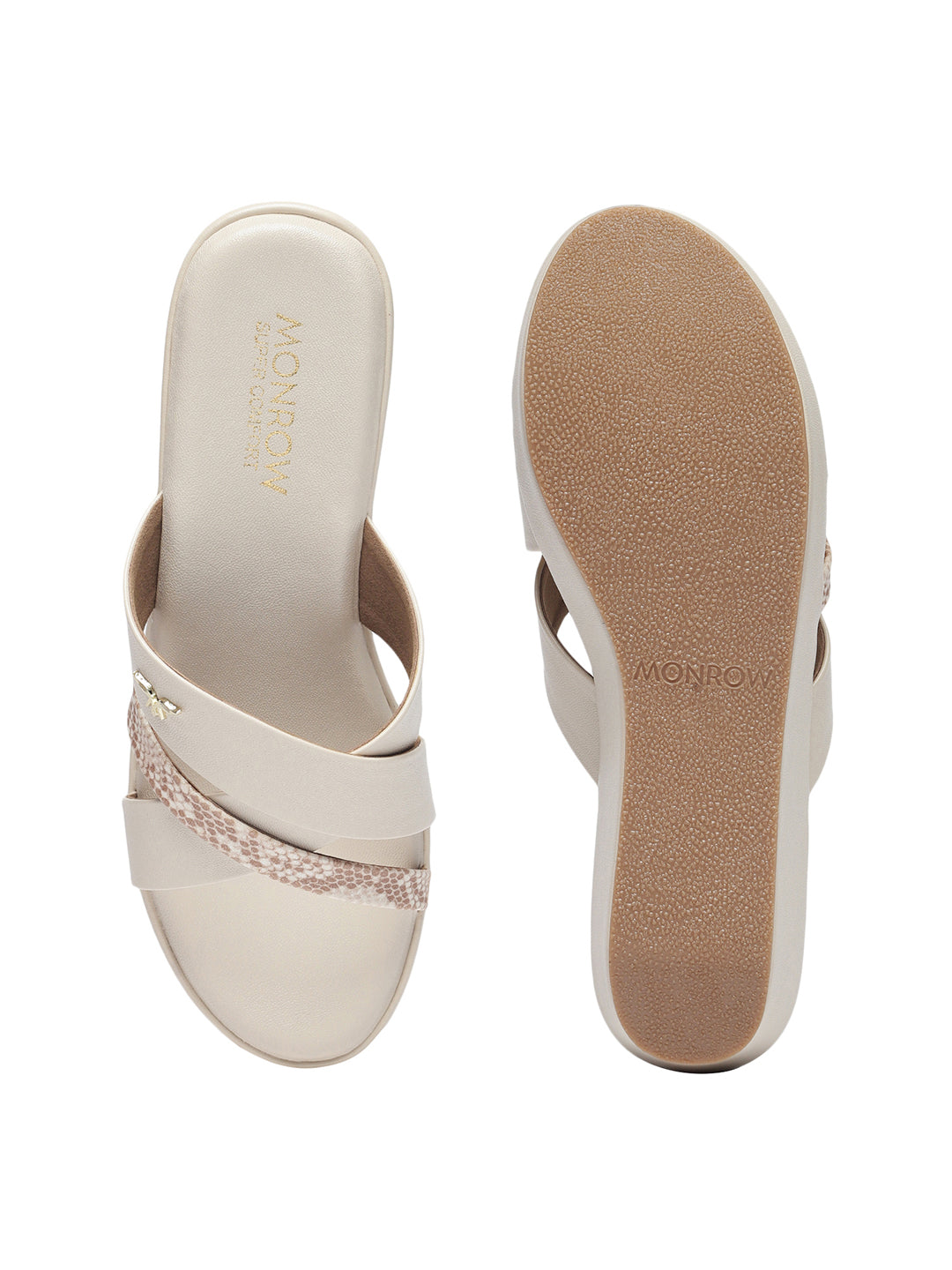 Cleo Cream Wedge Heels