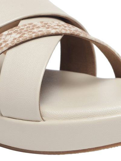 Cleo Cream Wedge Heels