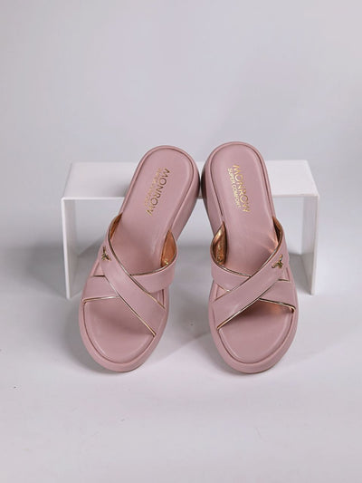 Anne Lavender Wedge Heels