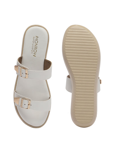 Zinnia White Wedge Heels