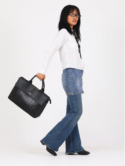 Kyoto Black Laptop Bag