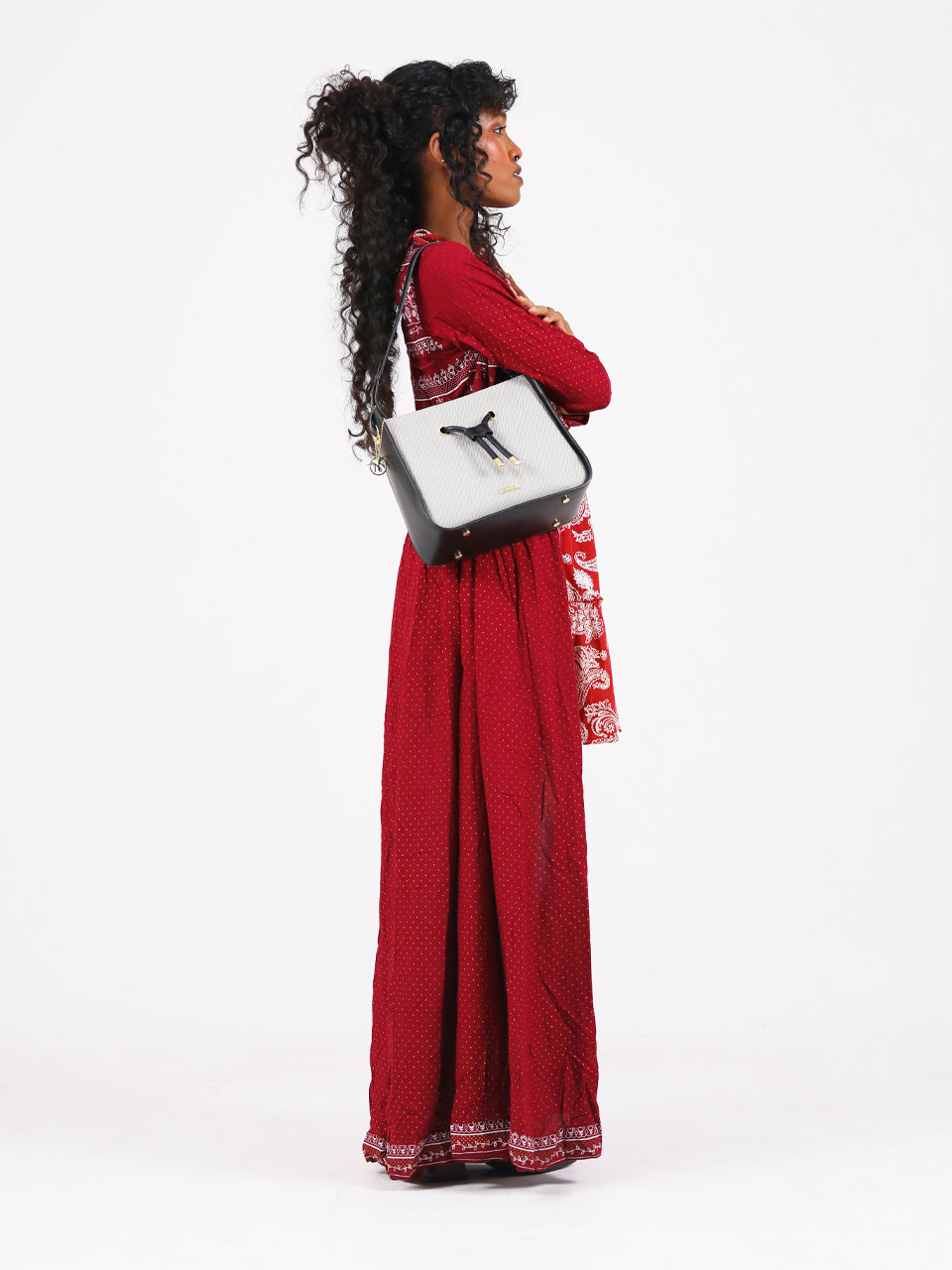 Cordelia Black Sling Bag
