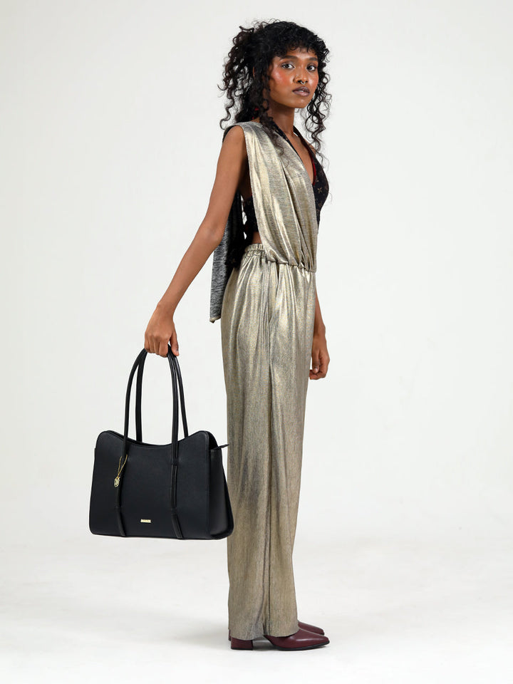 Noa Black women's Fancy tote bags – Monrow Shoes