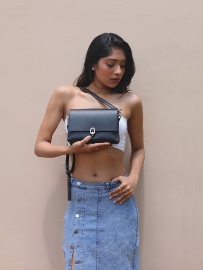 Biella Black Sling Bag