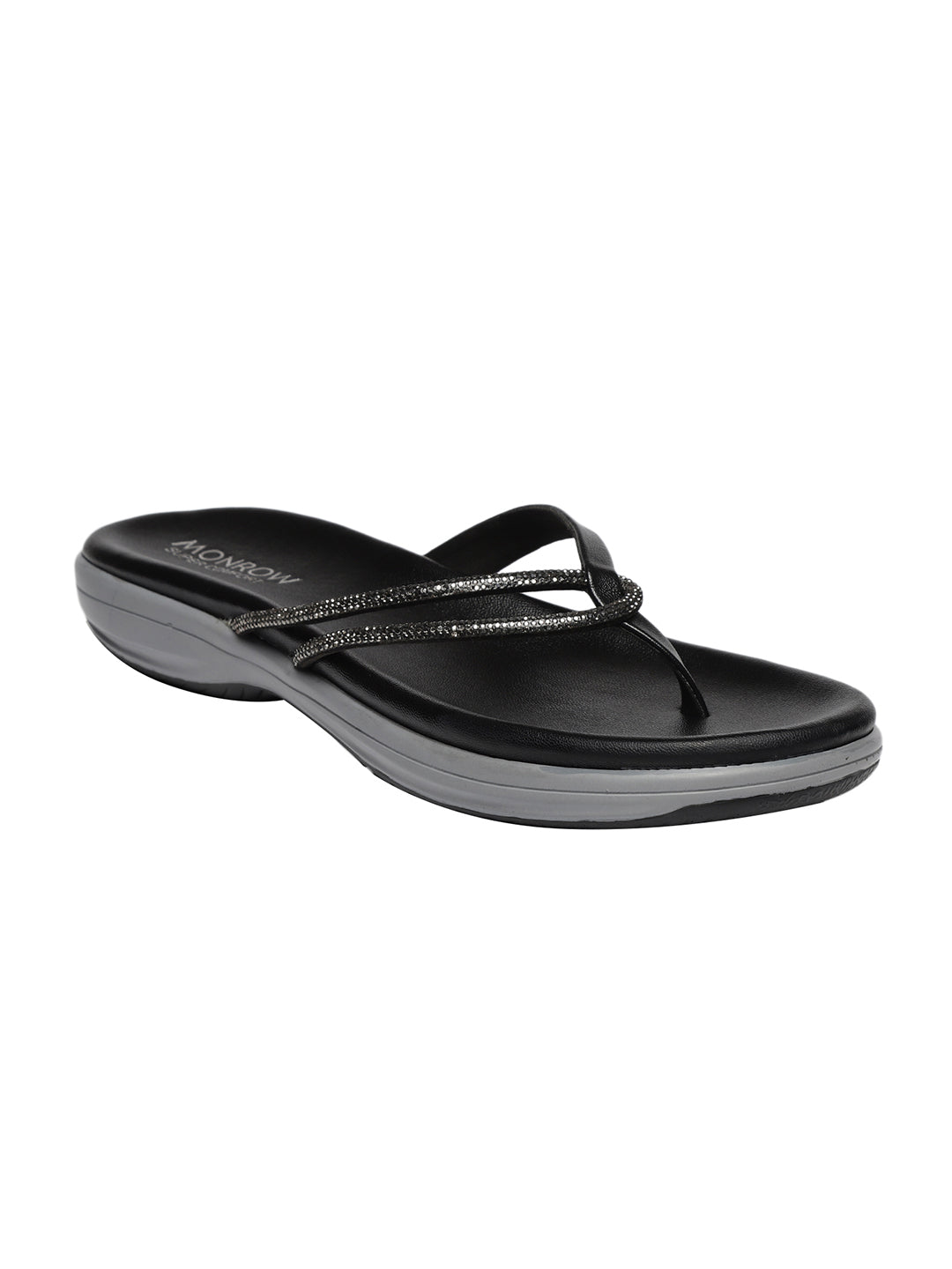 Kelly Black Flats