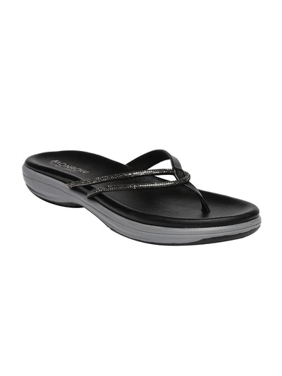 Kelly Black Flats