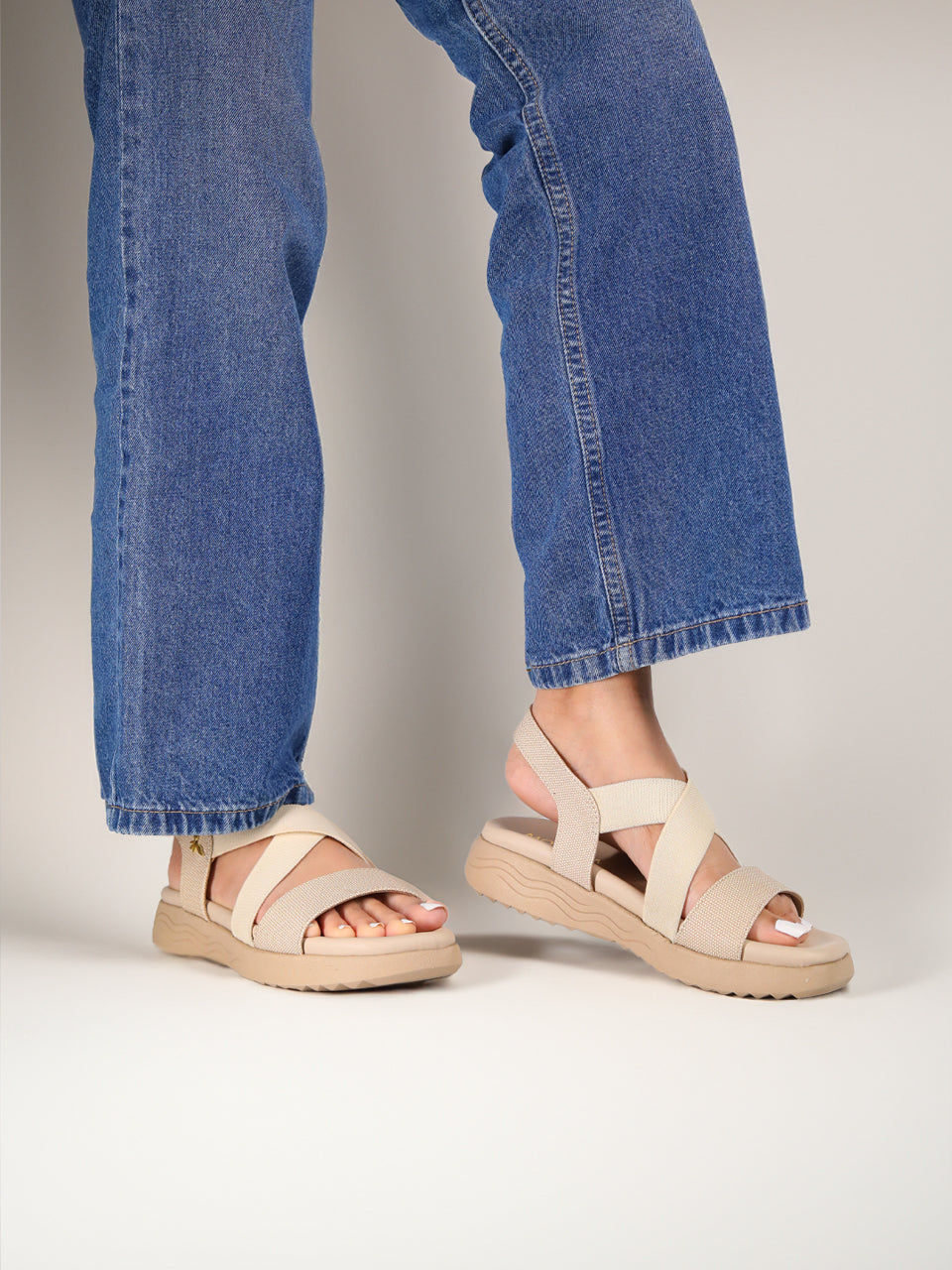Mila Beige Flats