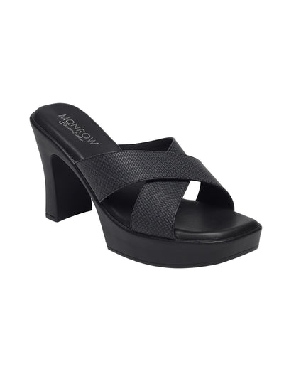 Drew Black Platform Heels