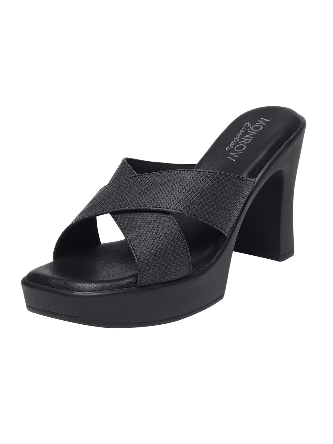 Drew Black Platform Heels