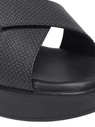 Drew Black Platform Heels