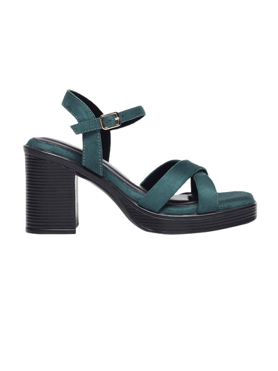 Irie Green Platform Heels