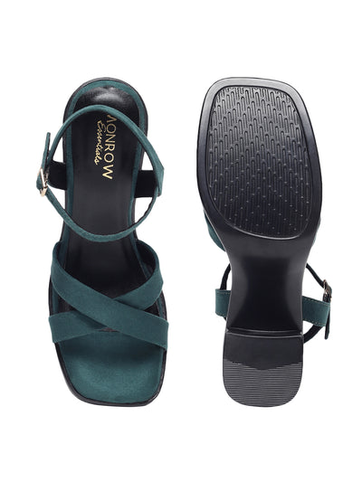 Irie Green Platform Heels