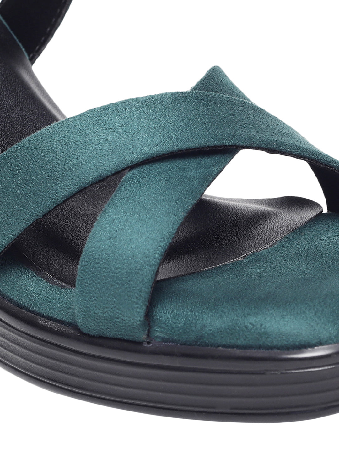 Irie Green Platform Heels